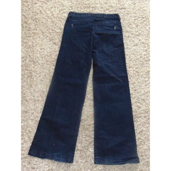 Womens Vanity Dakota Flare Jeans 27 Dark Blue Denim - Picture 4 of 5